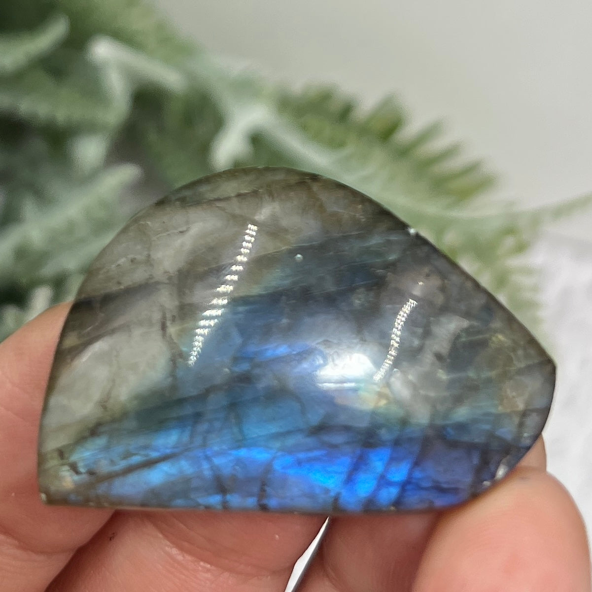 Labradorite Gemstone Cabochon DIY Jewellery Making Wire Wrapping Crystal 16g