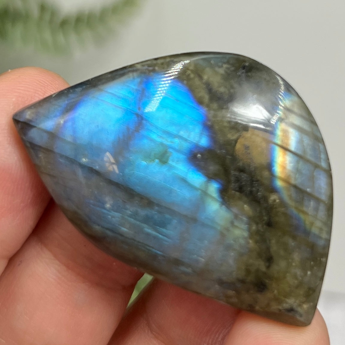 Labradorite Gemstone Cabochon DIY Jewellery Making Wire Wrapping Crystal 18g