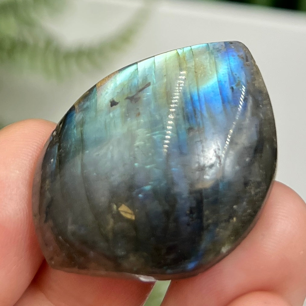 Labradorite Gemstone Cabochon DIY Jewellery Making Wire Wrapping Crystal 16g