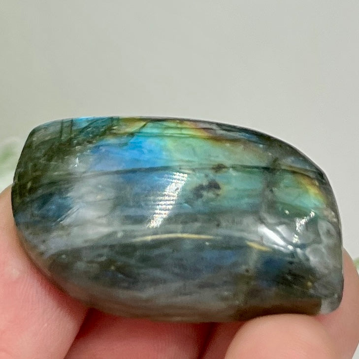Labradorite Gemstone Cabochon DIY Jewellery Making Wire Wrapping Crystal 14g