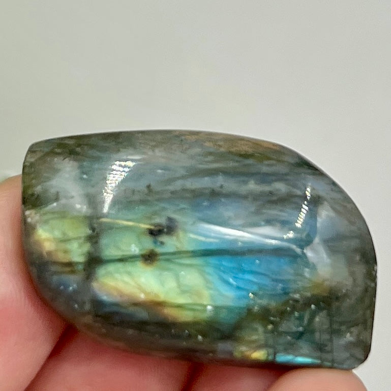 Labradorite Gemstone Cabochon DIY Jewellery Making Wire Wrapping Crystal 14g