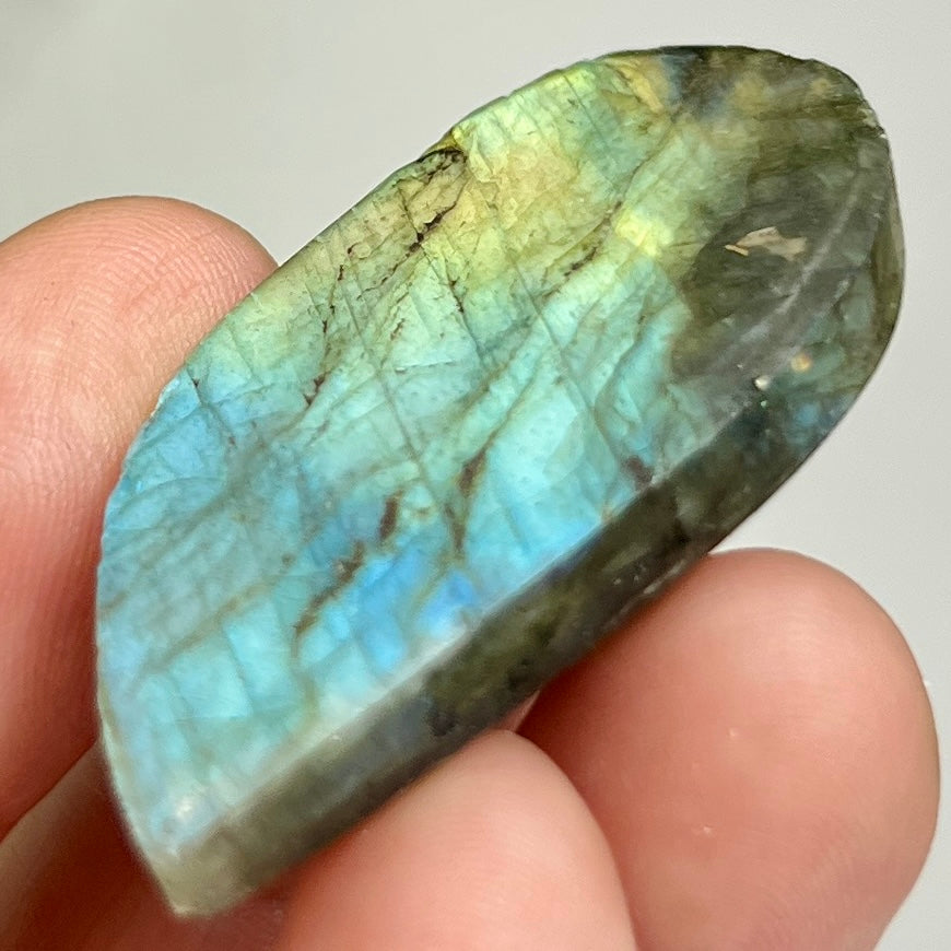 Labradorite Gemstone Cabochon DIY Jewellery Making Wire Wrapping Crystal 16g