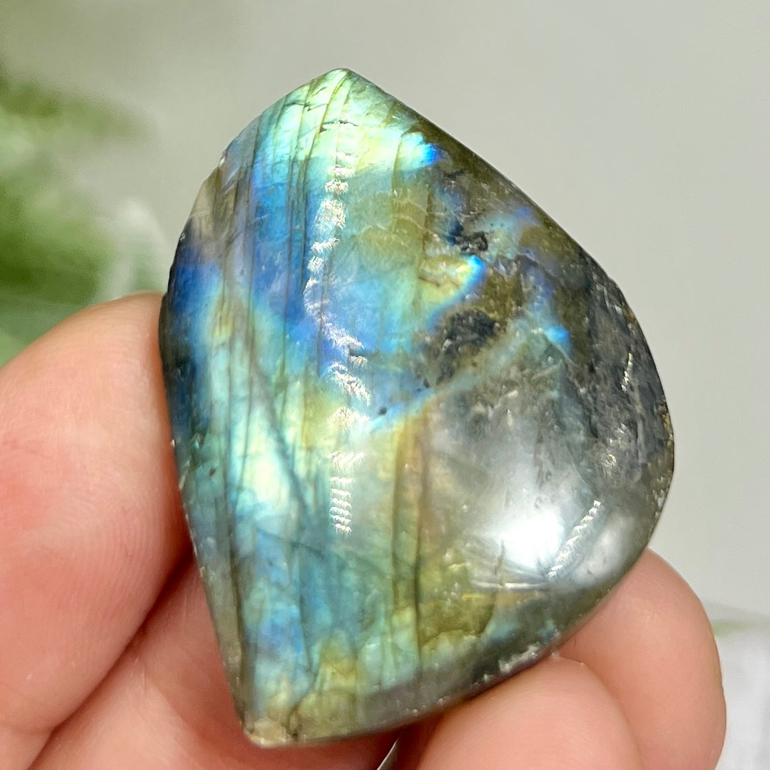 Labradorite Gemstone Cabochon DIY Jewellery Making Wire Wrapping Crystal 10g