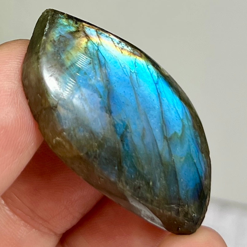 Labradorite Gemstone Cabochon DIY Jewellery Making Wire Wrapping Crystal 12g