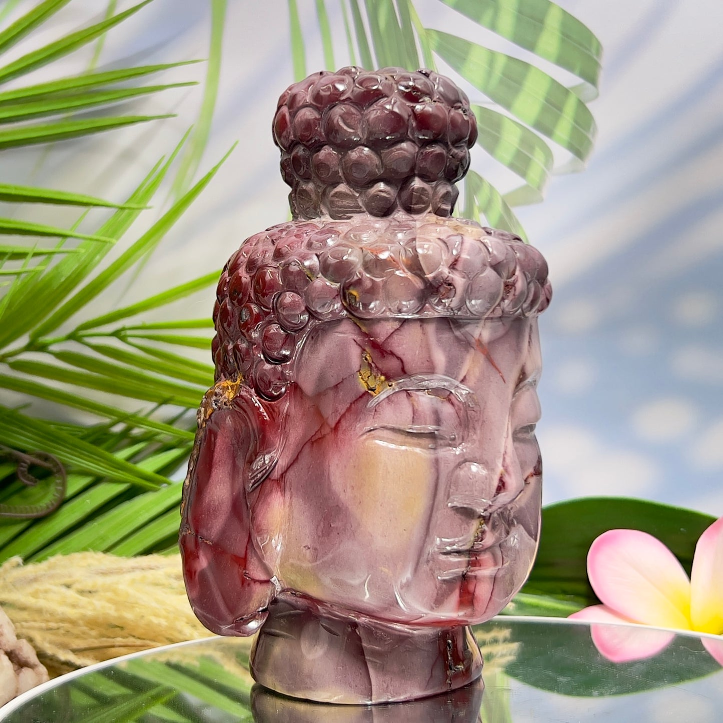Mookaite Jasper Buddha Crystal Australian Gemstone 1780g