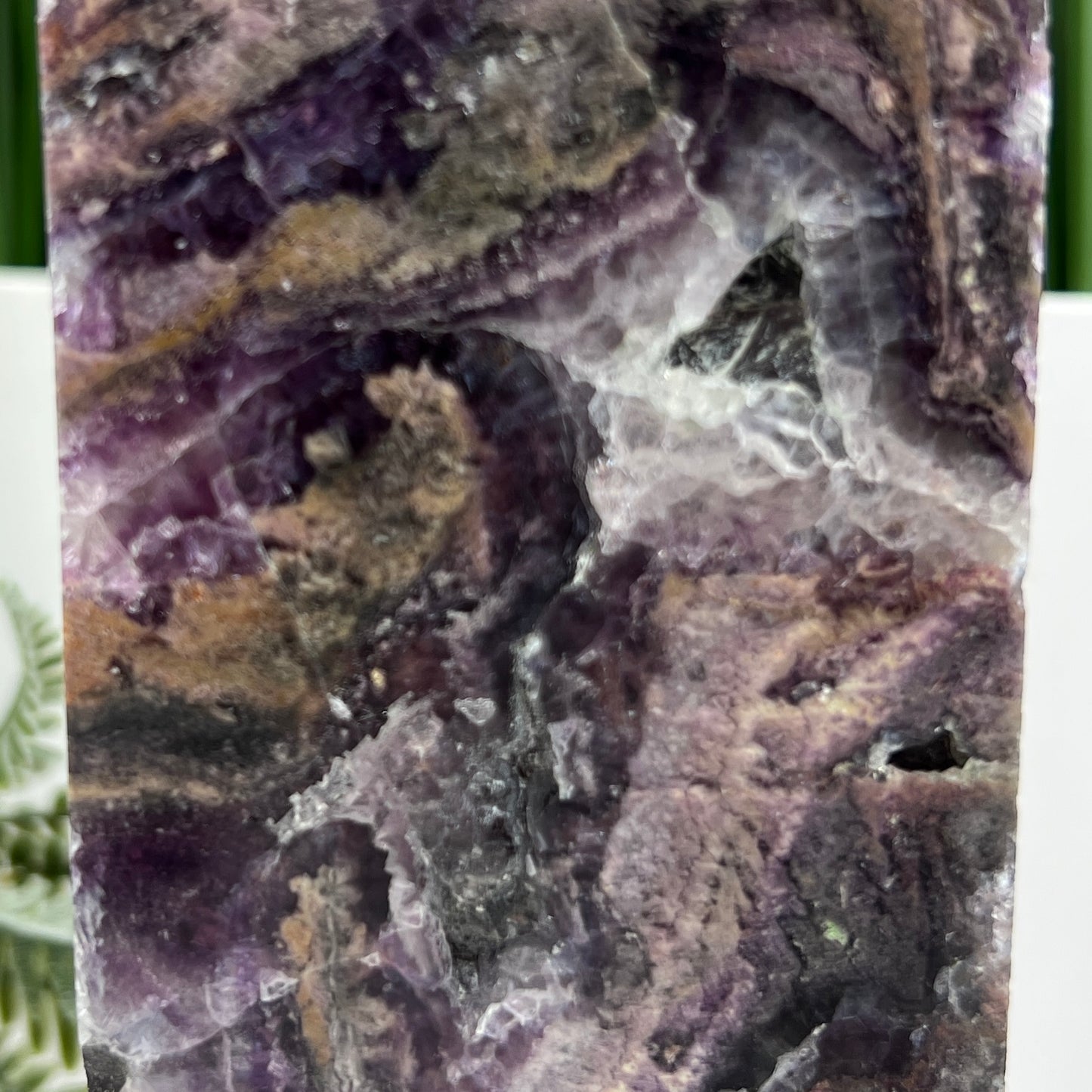 Sphalerite with Quartz Fluorite Druzy Tower Crystal Generator 2117g