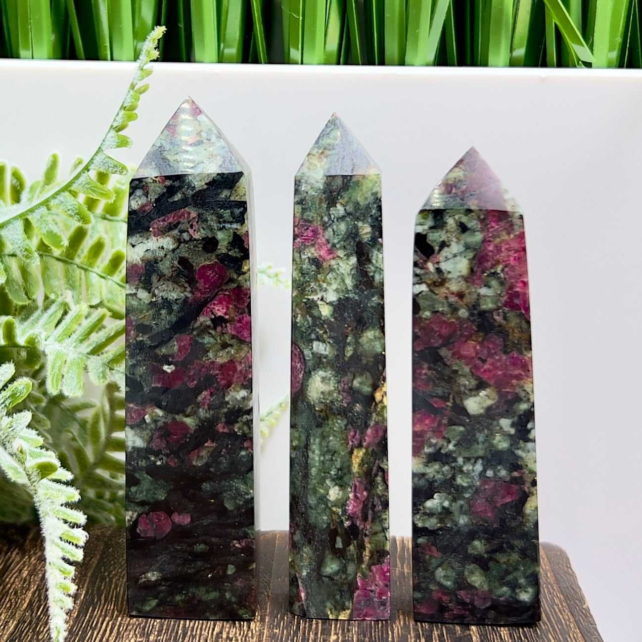 Eudialyte Garnet Feldspar Niter Rare Points Towers Crystal YOU CHOOSE