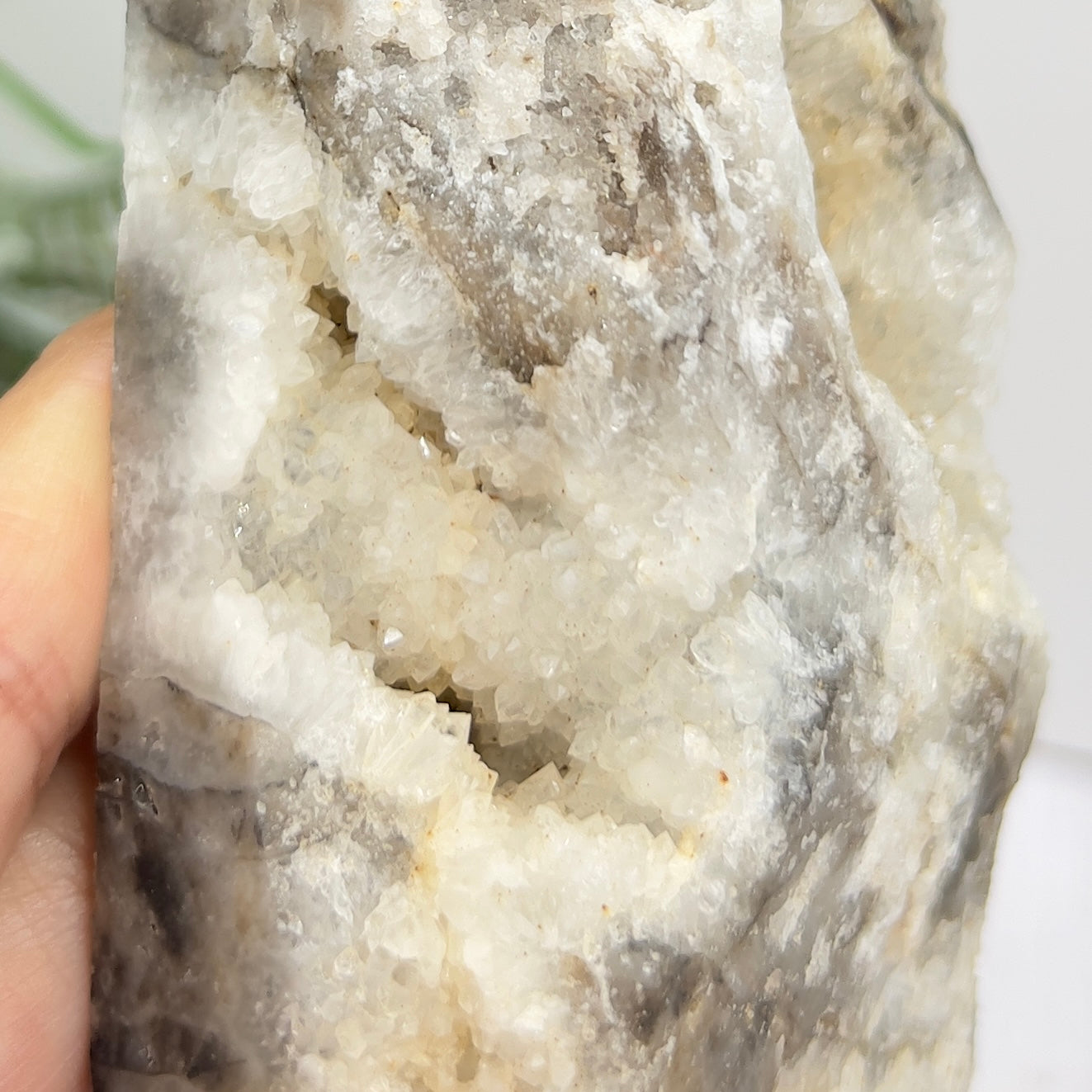 Sphalerite Quartz Druzy Tower Crystal Generator 302g 106mm