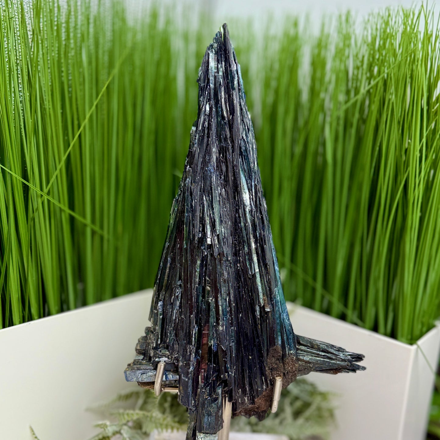 Huge Vivianite RARE Specimen Natural Raw Crystal with Stand 1752g 303mm