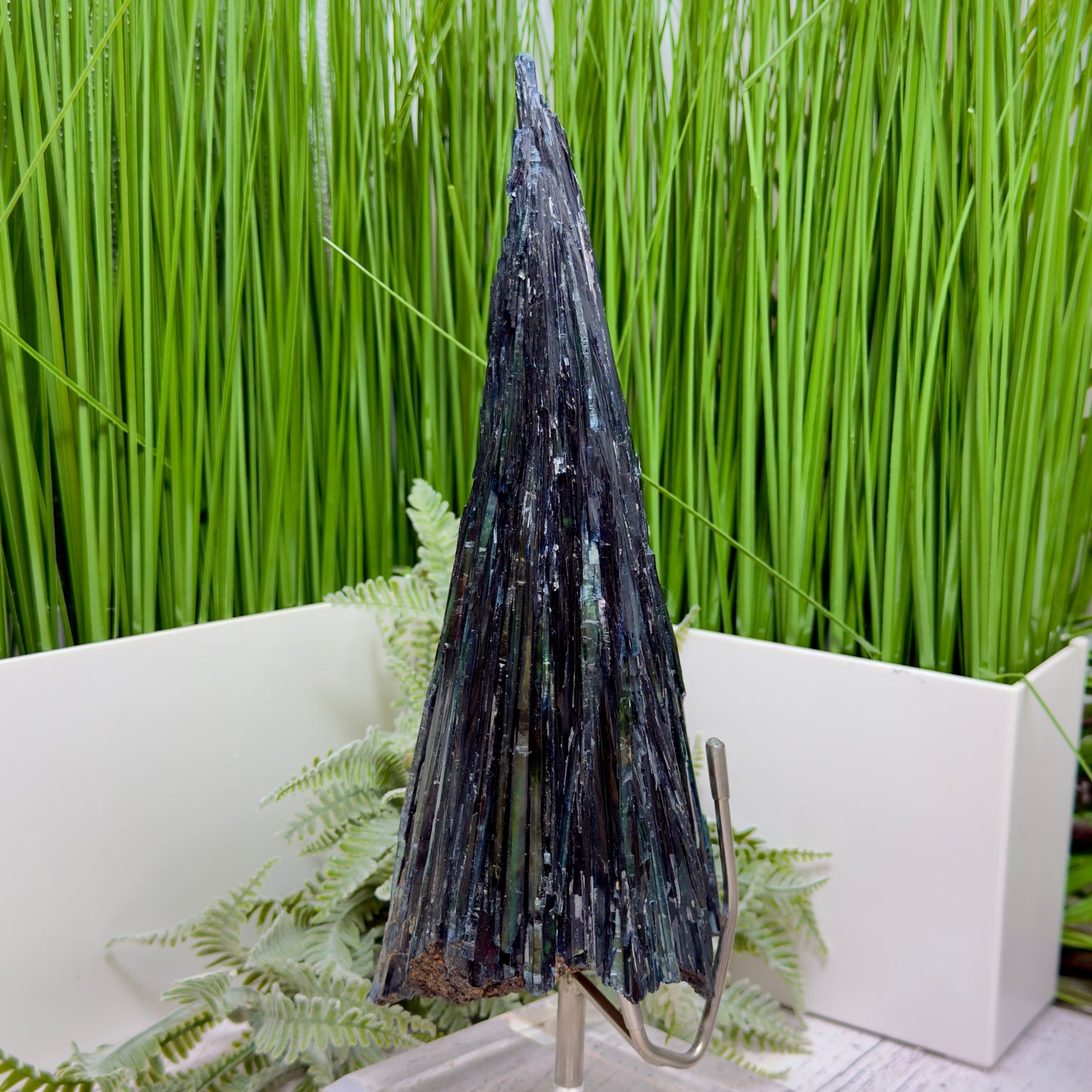 Huge Vivianite RARE Specimen Natural Raw Crystal with Stand 1368g 260mm