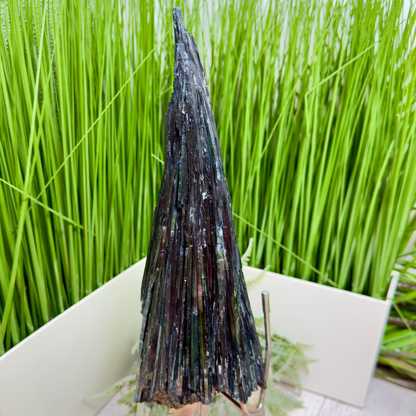 Huge Vivianite RARE Specimen Natural Raw Crystal with Stand 1368g 260mm