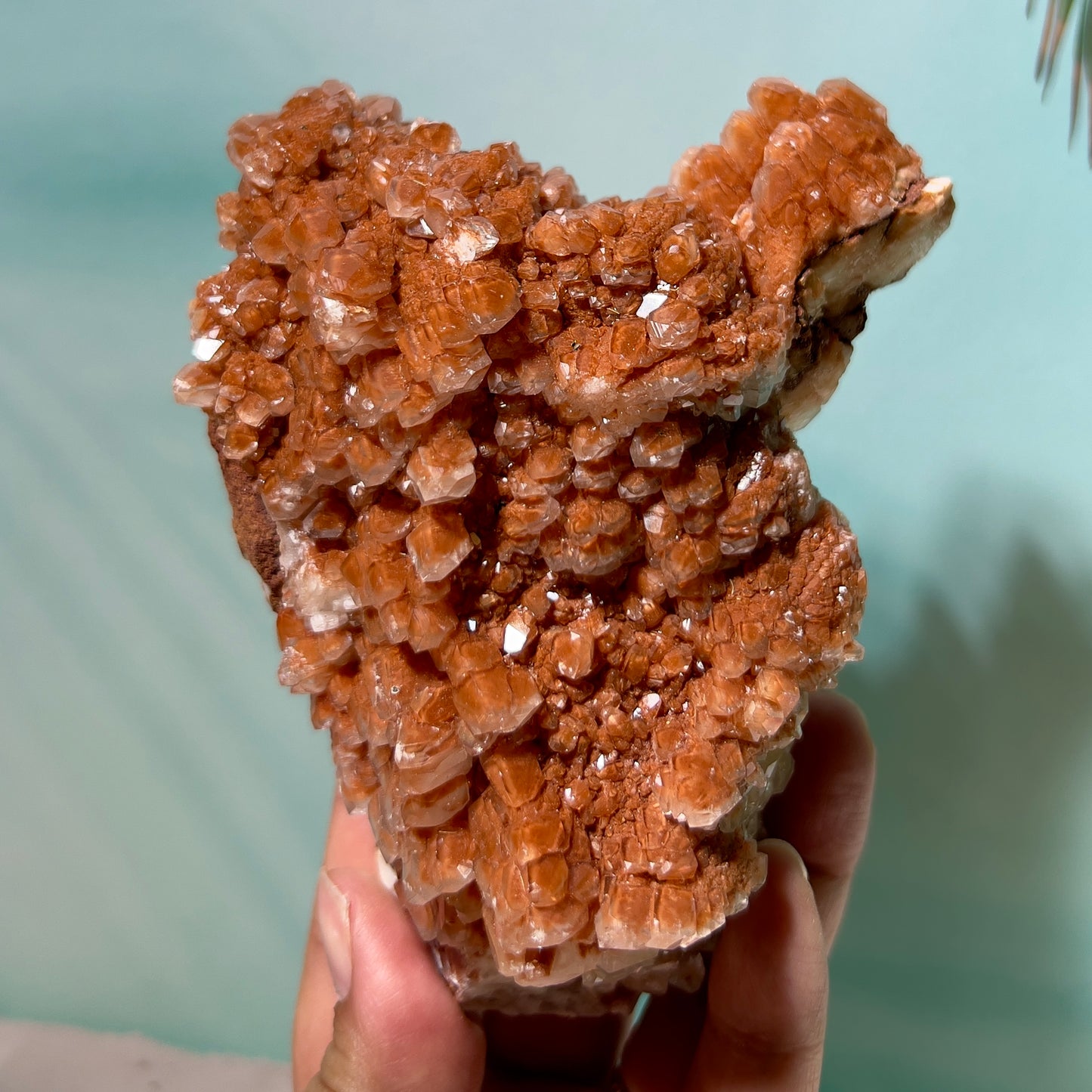 Red Calcite Cluster Natural Specimen 700g Australian Seller