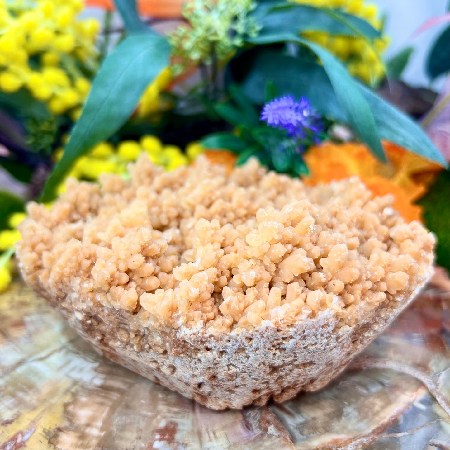 Large Orange Calcite Cluster Raw Specimens Natural Crystal 1174g