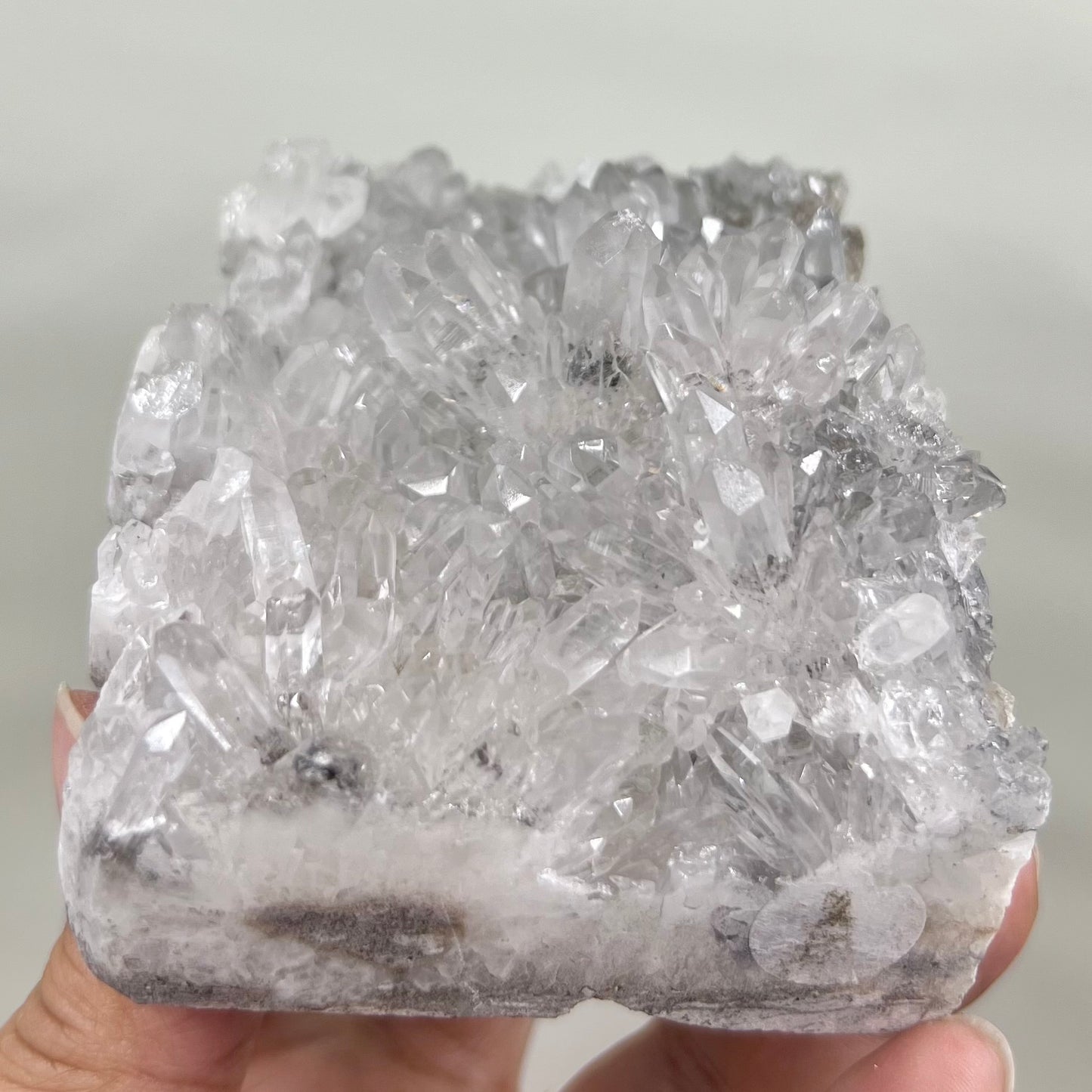 Clear Quartz Angel Fairy Crystal Carving 414g