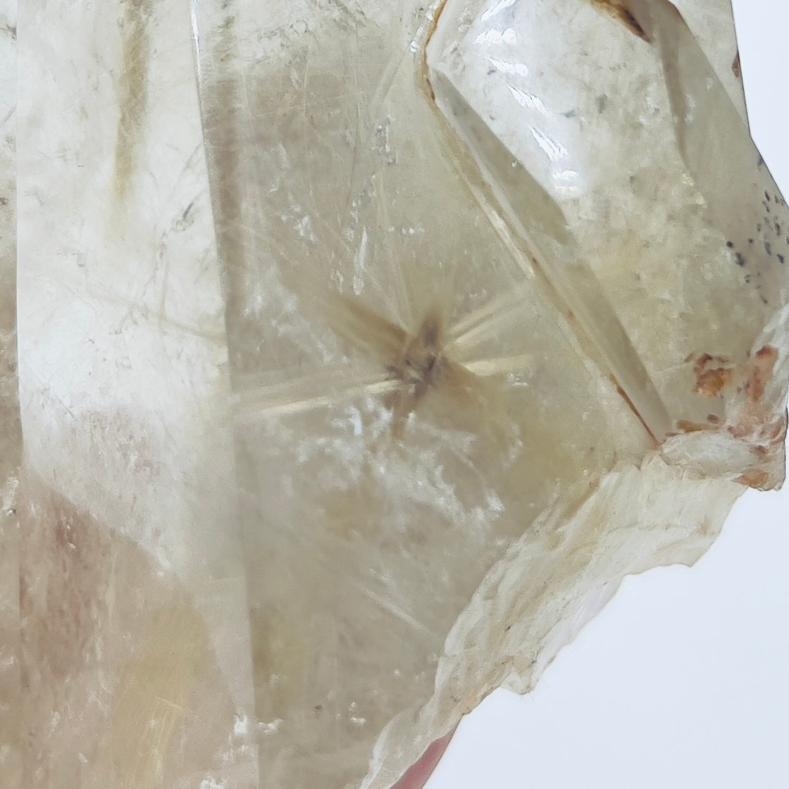 Golden Rutilated Quartz Double Tower Crystal Generator 1176g 183mm
