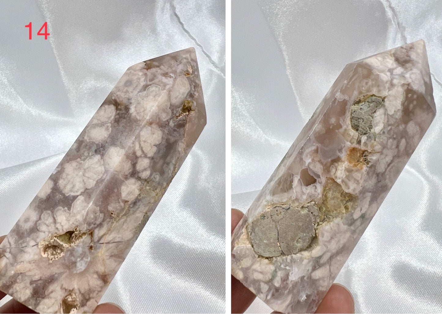 Flower Agate Points Towers Crystal Generators YOU CHOOSE
