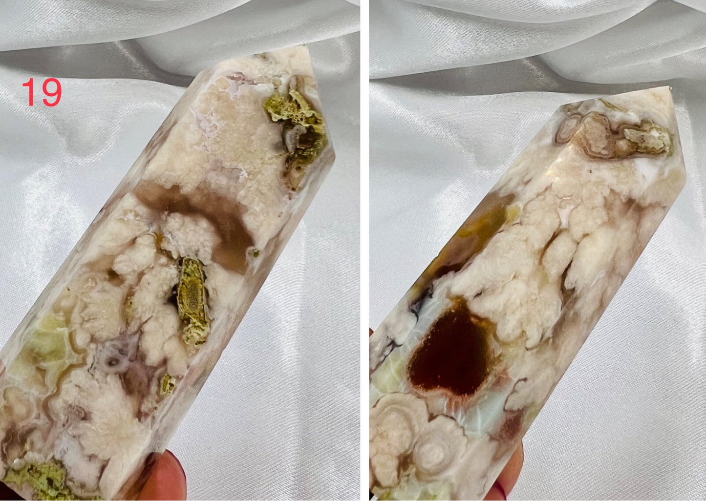 Flower Agate Points Towers Crystal Generators YOU CHOOSE