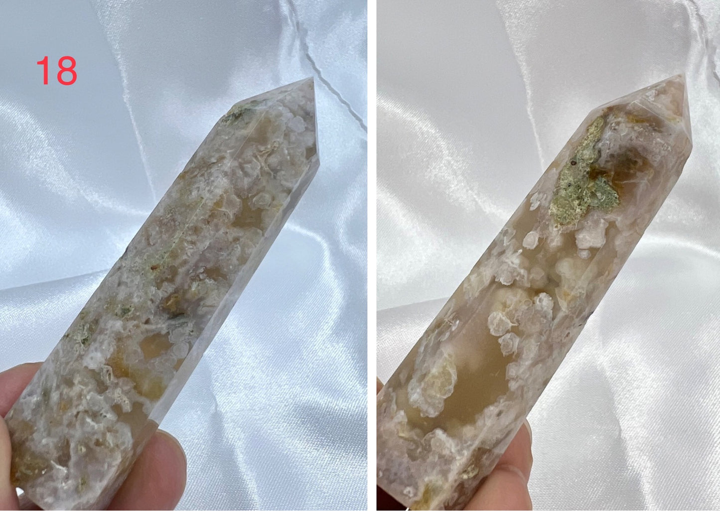 Flower Agate Points Towers Crystal Generators YOU CHOOSE