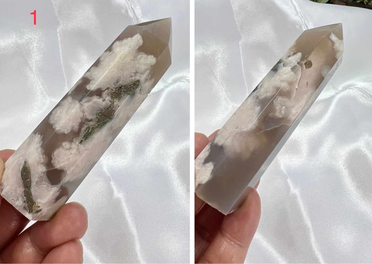 Flower Agate Points Towers Crystal Generators YOU CHOOSE