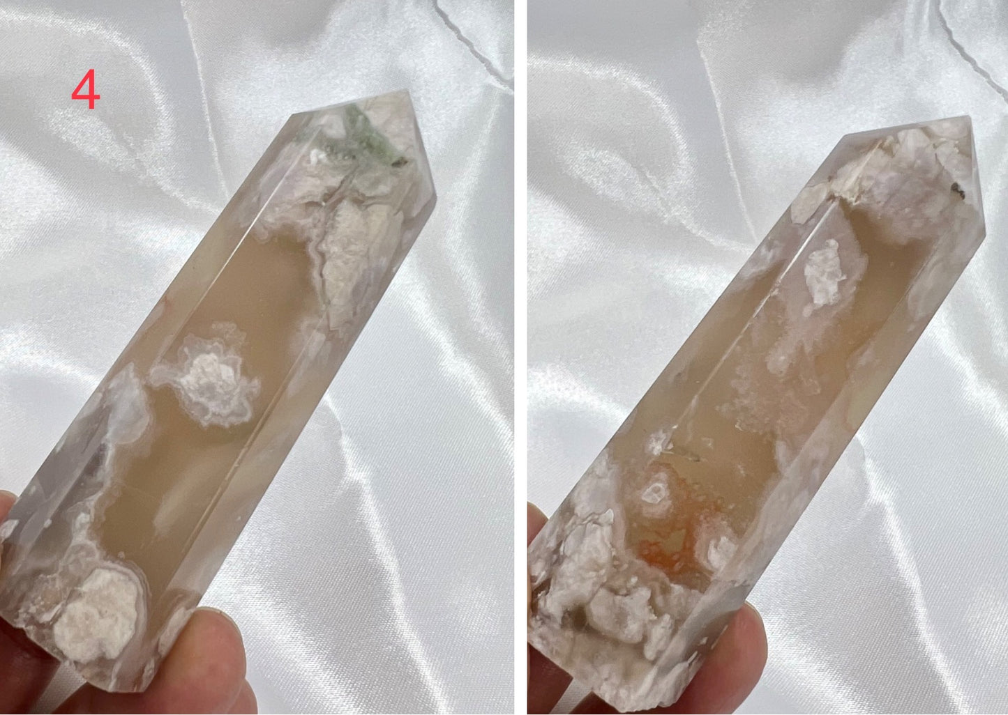 Flower Agate Points Towers Crystal Generators YOU CHOOSE
