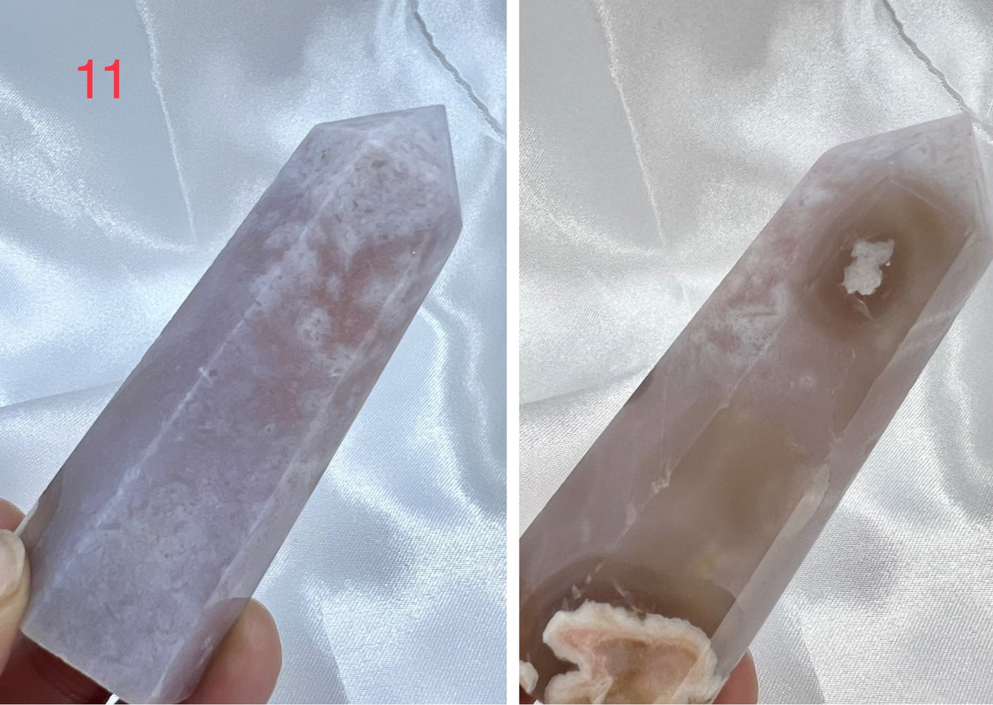 Flower Agate Points Towers Crystal Generators YOU CHOOSE