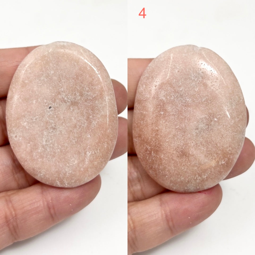 Pink Amethyst Palm Stones Worry Healing Crystals YOU CHOOSE