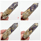 Purple Brecciated Jasper Points Towers Crystal Generators YOU CHOOSE