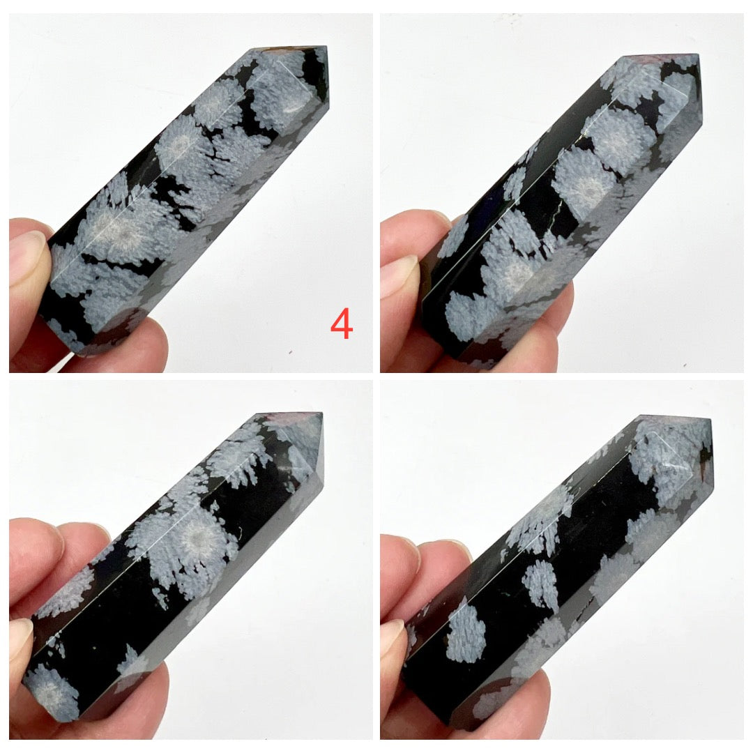Snowflake Obsidian Points Towers Crystal Generators YOU CHOOSE