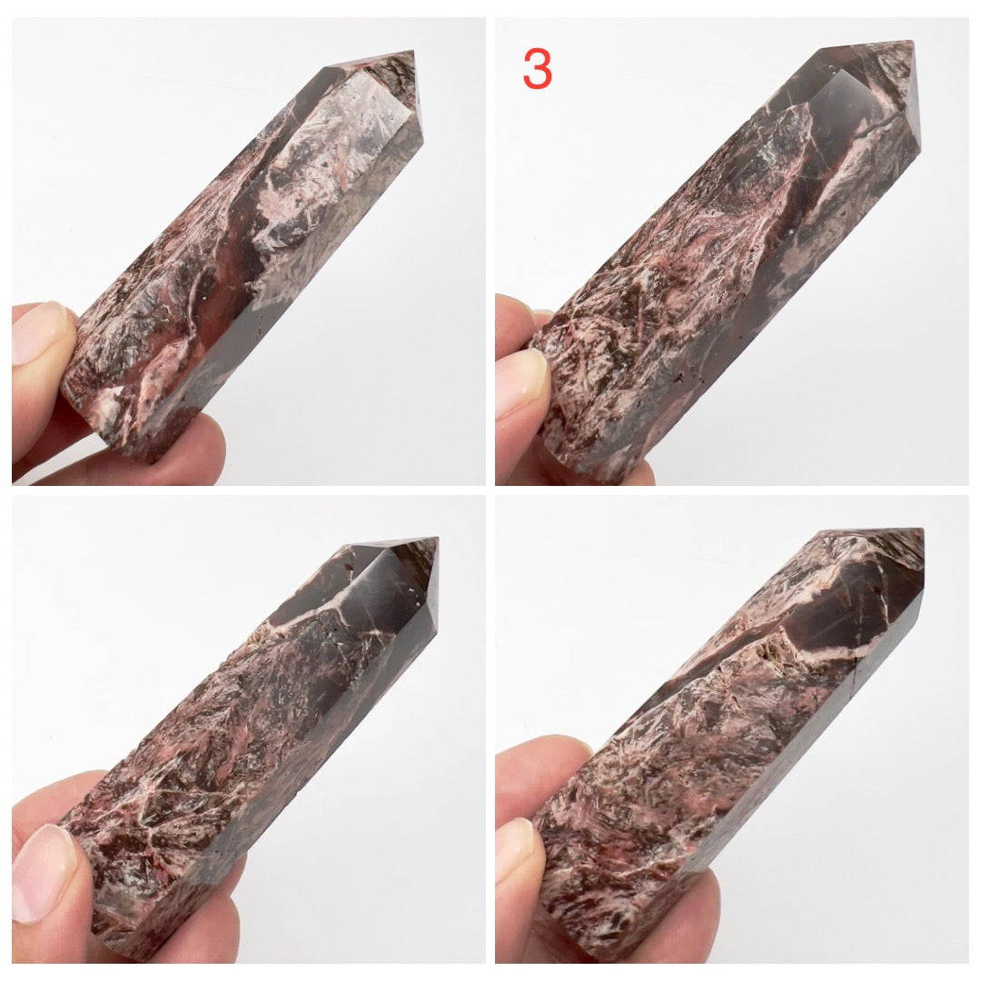 Red Violet Jasper Points Towers Crystal Generators YOU CHOOSE