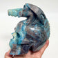 Trolleite Gargoyle on Skull Hollow Jaw Rare Healing Crystal Carving 1564g