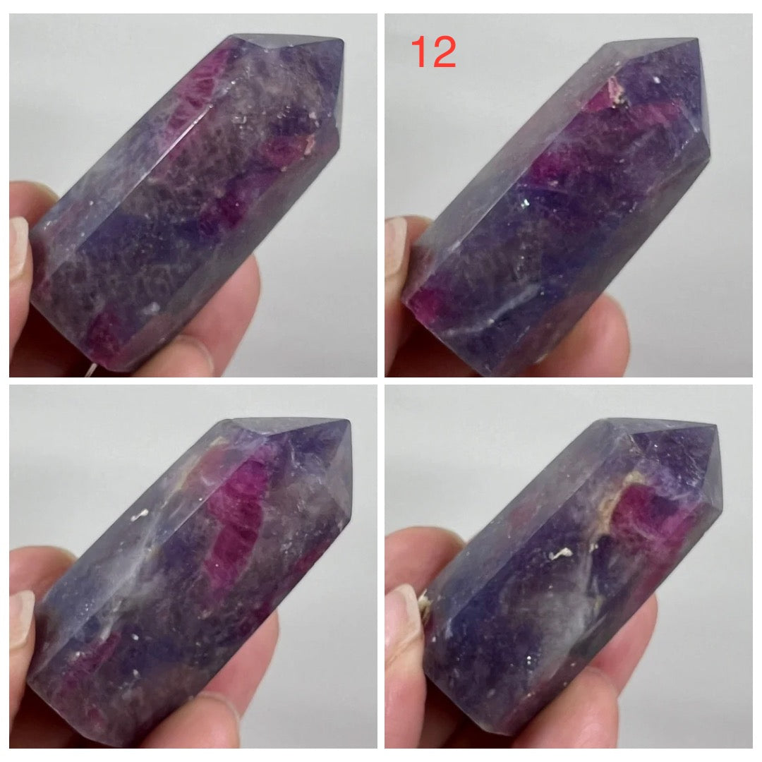 Pegmatite Unicorn Stone Points Crystal Generators YOU CHOOSE