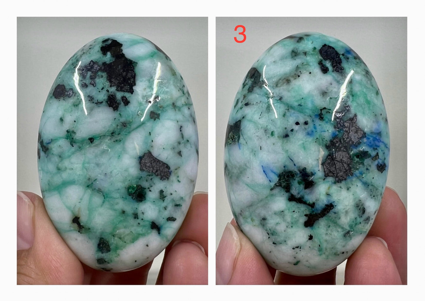 Fynchenite Phoenix Stone Palm Stones Meditation Crystals YOU CHOOSE