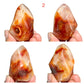 Carnelian Flames Healing Crystal Carvings YOU CHOOSE