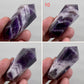 Chevron Dream Amethyst Double Terminated DT Crystal YOU CHOOSE