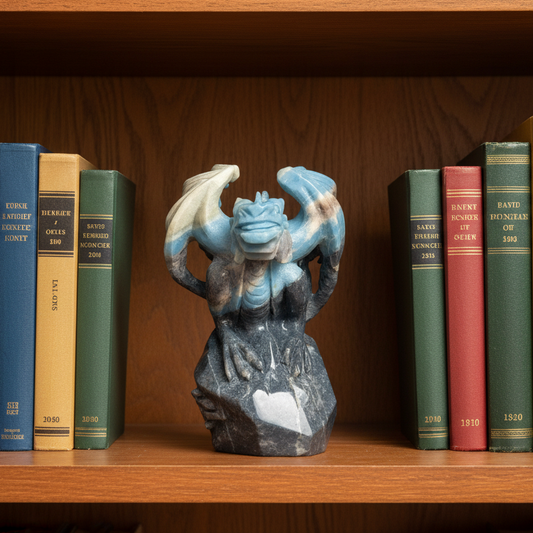 Trolleite Gargoyle Rare Healing Crystal Carving 1768g