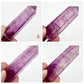 Fuchsia Purple Fluorite Points Towers Crystals YOU CHOOSE
