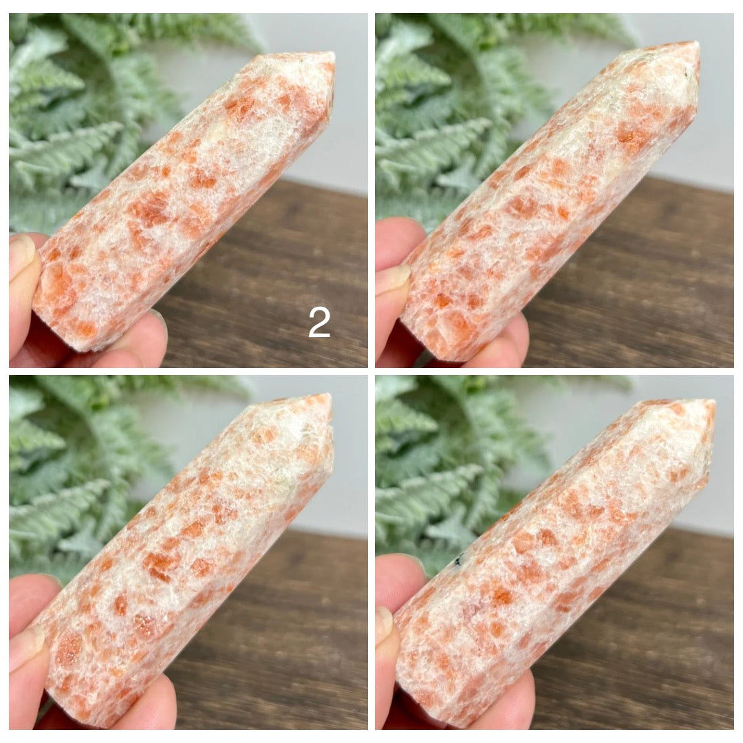 Sunstone Points Towers Healing Crystal Generators YOU CHOOSE