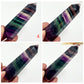 Rainbow Fluorite Points Towers Crystal Generators YOU CHOOSE