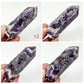 Chevron Dream Amethyst Points Towers Crystal Generators YOU CHOOSE