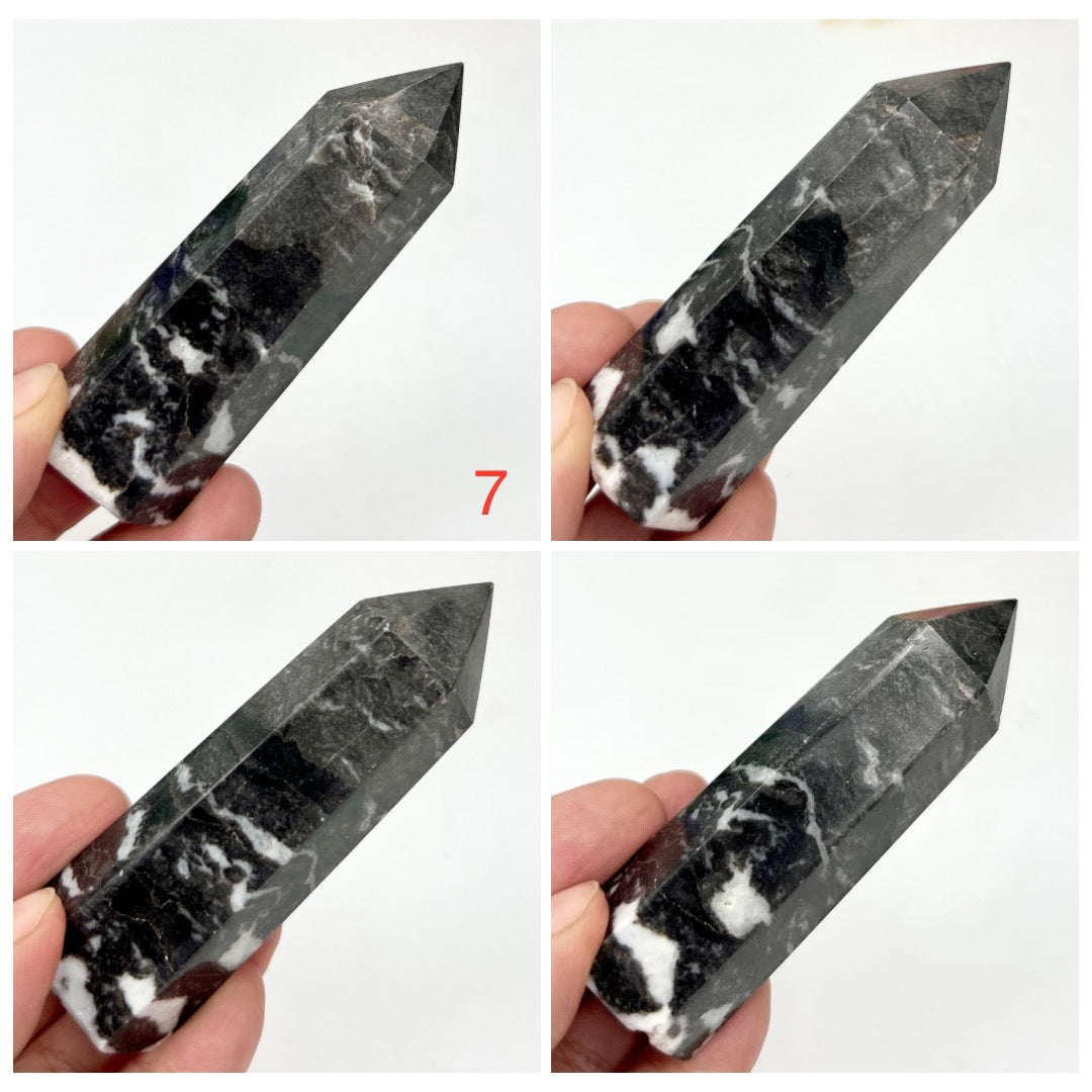 Zebra Jasper Points Towers Crystal Generators YOU CHOOSE