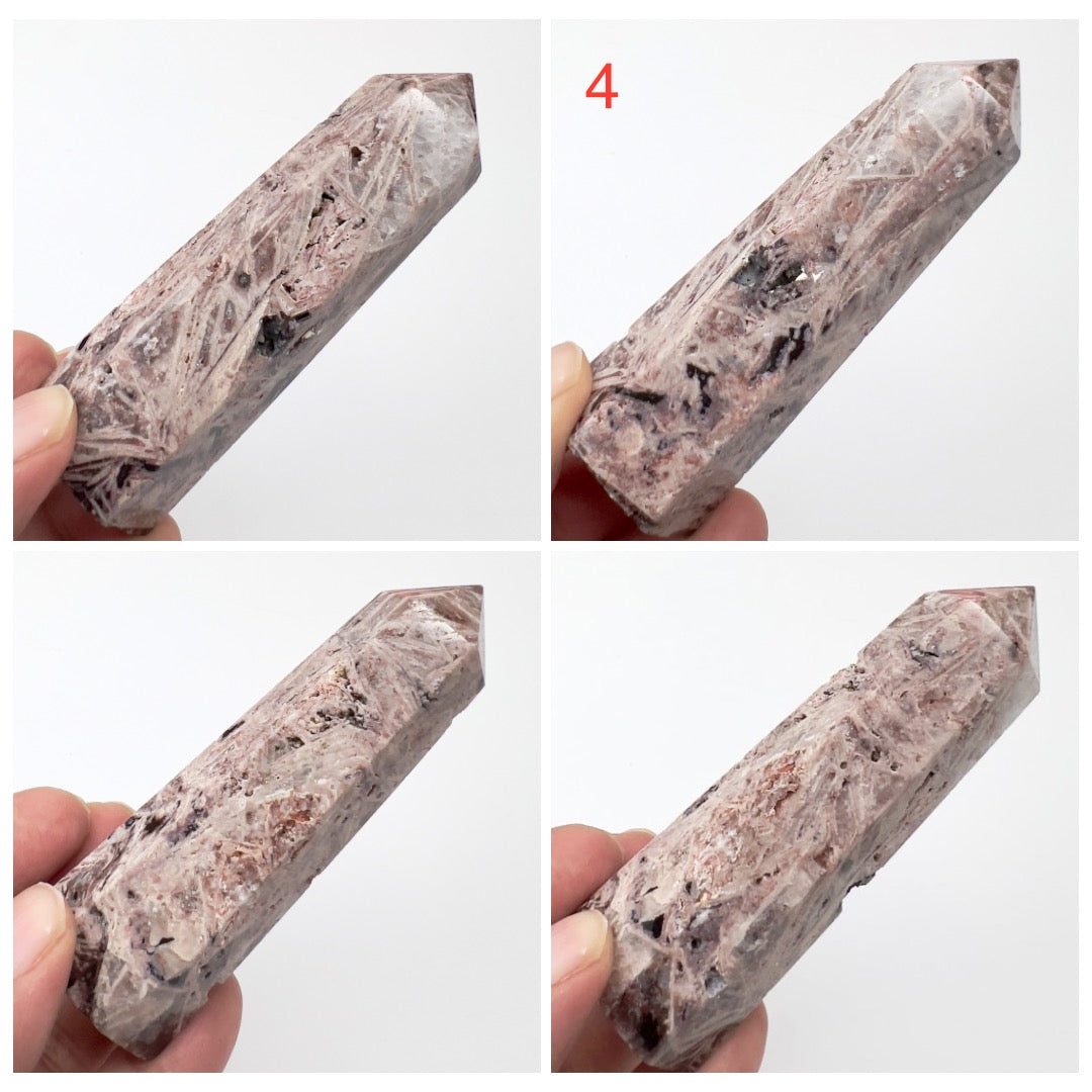 Red Violet Jasper Points Towers Crystal Generators YOU CHOOSE
