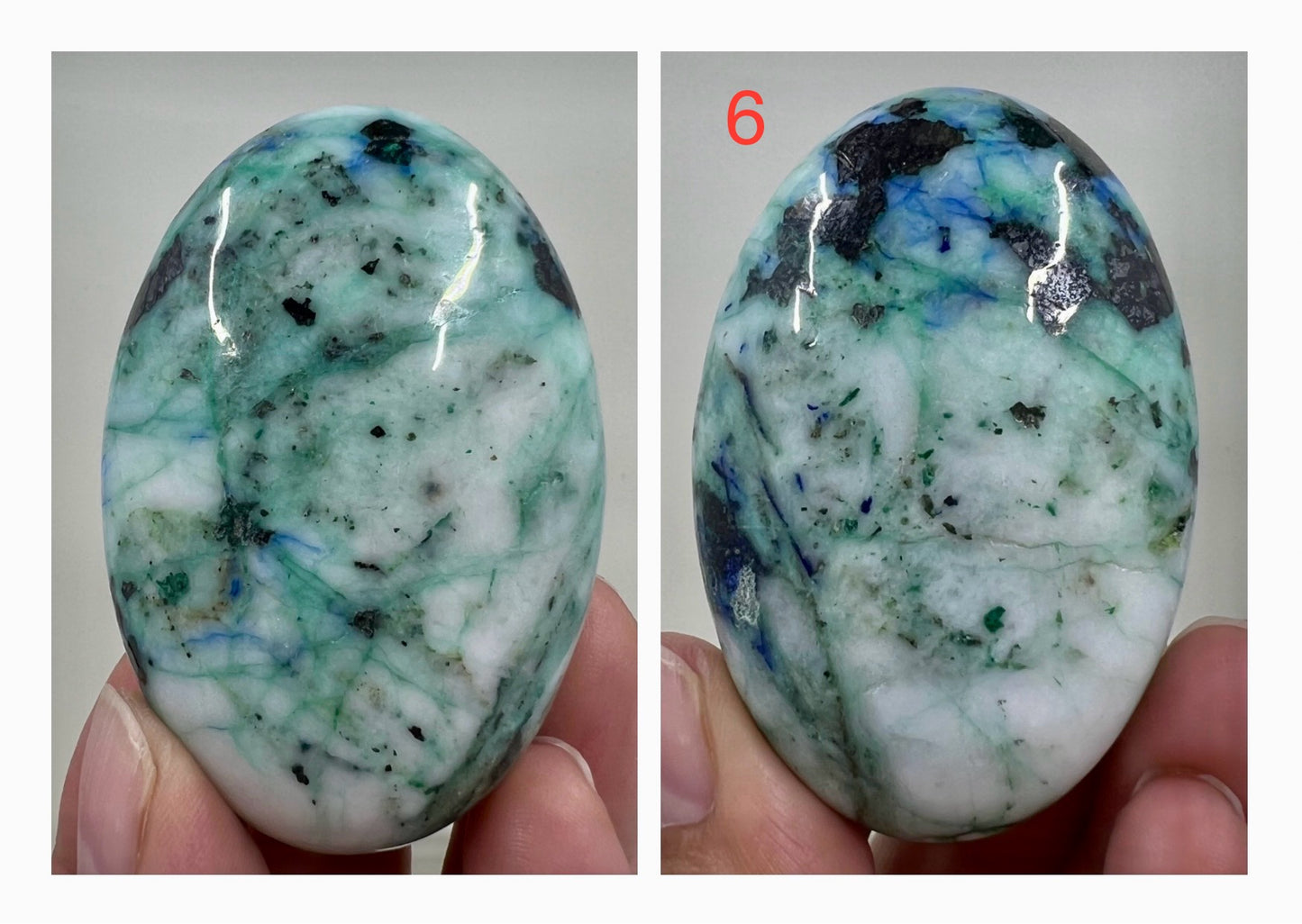 Fynchenite Phoenix Stone Palm Stones Meditation Crystals YOU CHOOSE