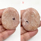 Pink Amethyst Palm Stones Worry Healing Crystals YOU CHOOSE