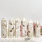 Druzy White Agate Points Towers Crystals YOU CHOOSE