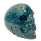 Blue Apatite Skull Healing Crystal Carving 699g