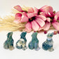Small Moss Agate Wolves Dogs Crystal Carvings YOU CHOOSE