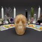 Golden Healer Quartz Skull Healing Crystal Carving 1122g