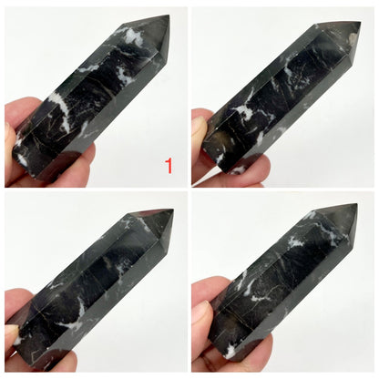 Zebra Jasper Points Towers Crystal Generators YOU CHOOSE