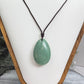 Green Aventurine Cord Necklace Wearable Crystals