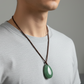 Green Aventurine Cord Necklace Wearable Crystals
